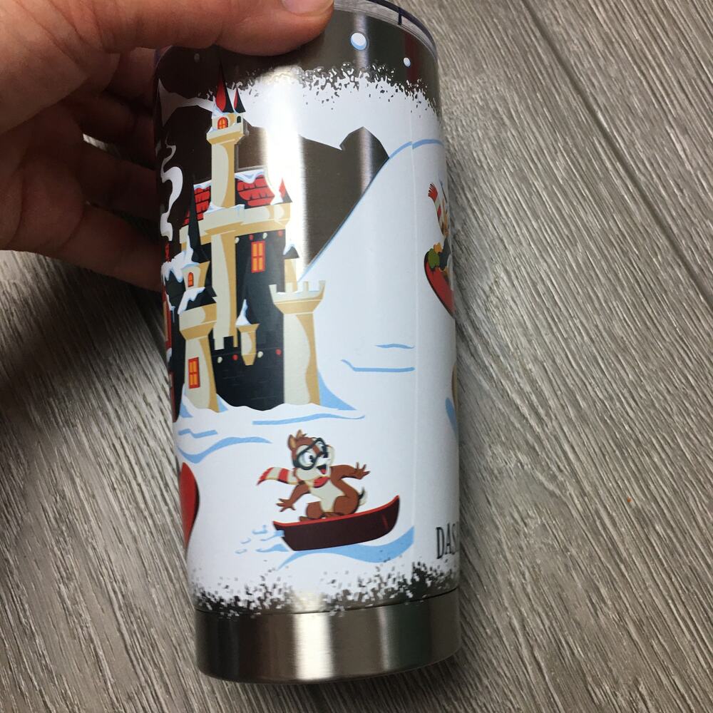 Disney 2021 Holiday Lodge Mickey Snow Pluto Minnie stainless tumbler 560mL 19oz